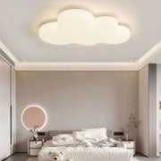 Contemporary Creative Kids Cloud PE LED Flush Mount Ceiling Light For Bedroom Cuvalon