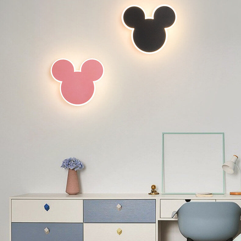 Cartoon Creative Mouse Rabbit LED Wall Sconce Lamp Cuvalon