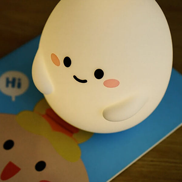 Creative Cartoon Egg Silicone USB LED Kids Night Light Table Lamp Cuvalon