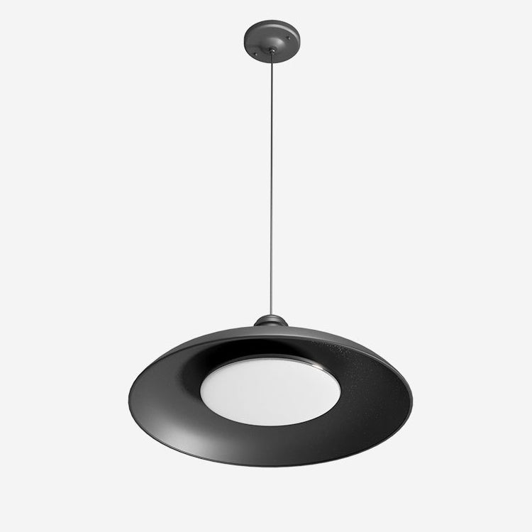 Contemporary Scandinavian Waterproof Carbonized Steel Round 1-Light Pendant Light For Outdoor Patio Cuvalon