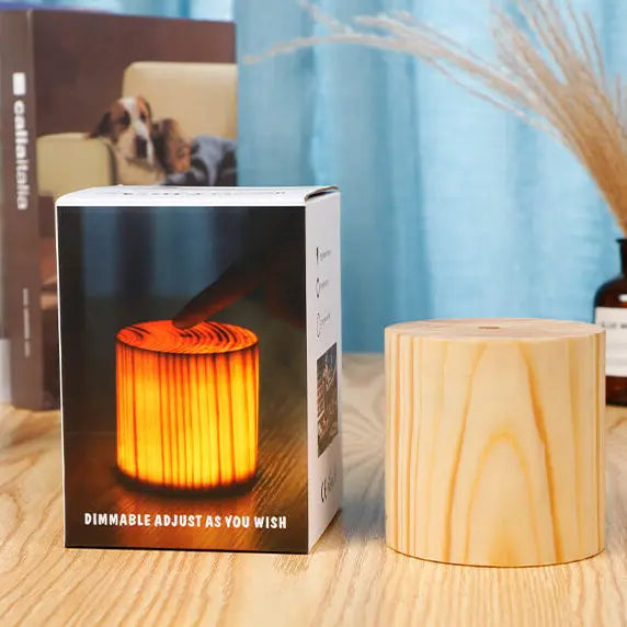 Creative Wood LED Touch Night Light Table Lamp Cuvalon
