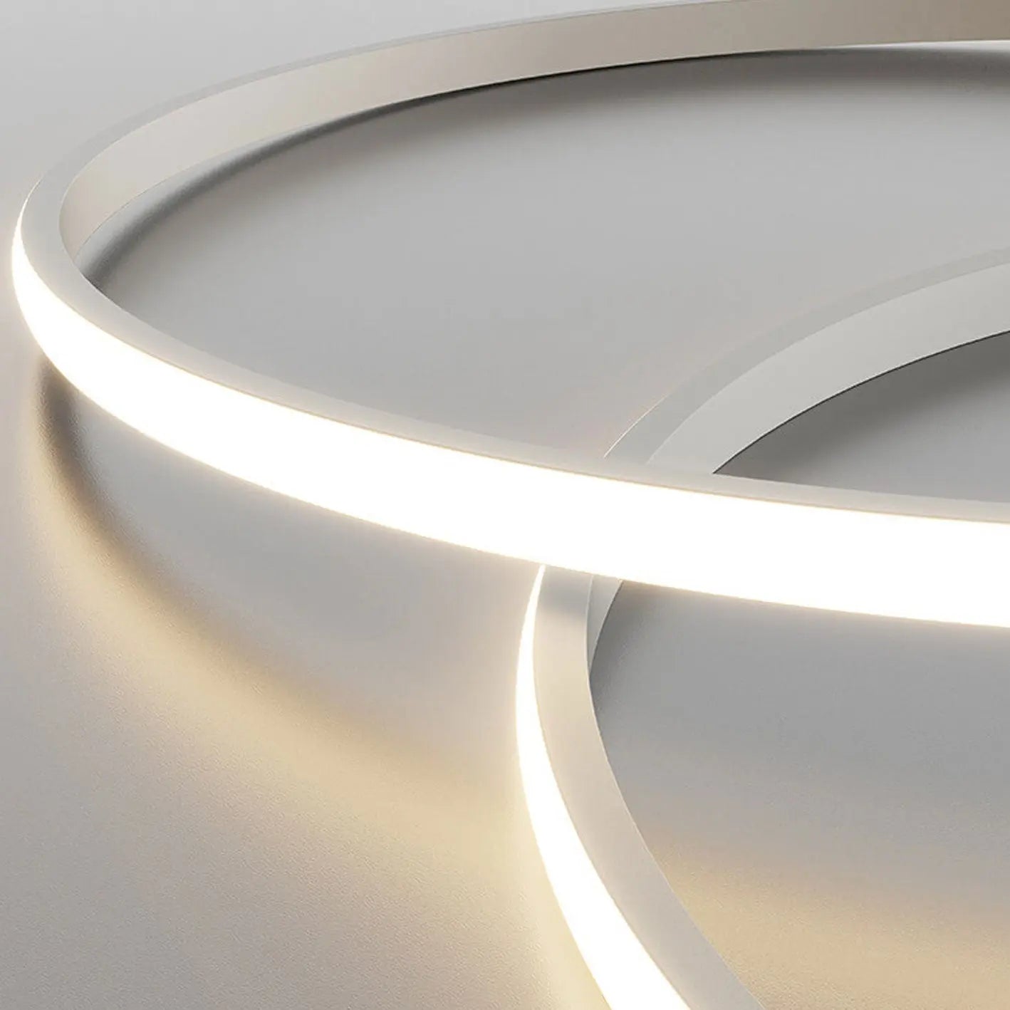 Nordic Creative Star Moon Round Aluminum LED Flush Mount Ceiling Light Cuvalon