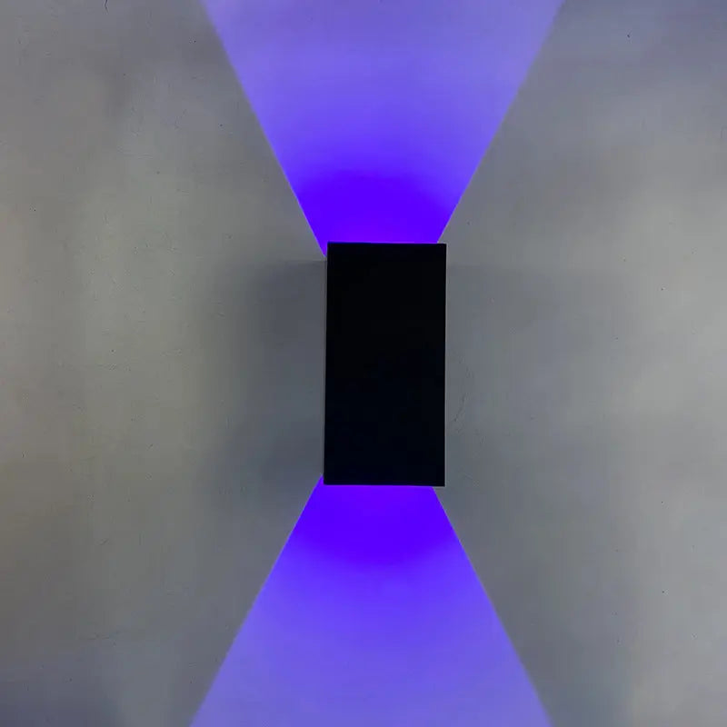 Modern Smart Square APP Dimming Waterproof LED Wall Sconce Lamp Cuvalon