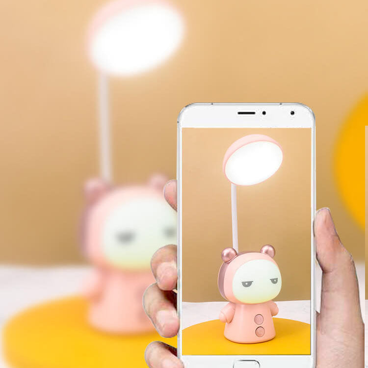 Cartoon Doll ABS Colorful Eye Care LED Kids Desk Lamp Cuvalon