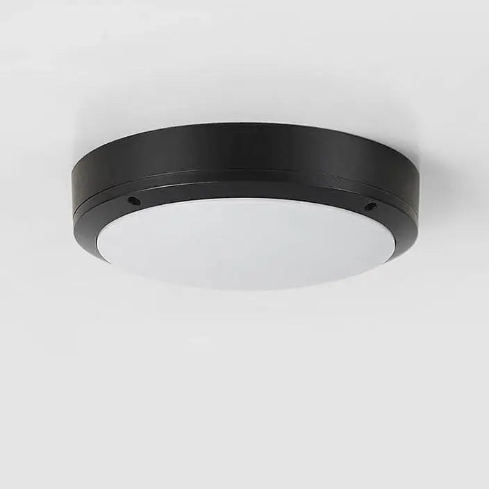 Simple Outdoor Waterproof Aluminum Round LED Flush Mount Ceiling Light Cuvalon