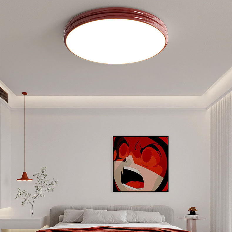 Modern Eye Care Children's Wrought Iron Round LED Flush Mount Lighting Cuvalon
