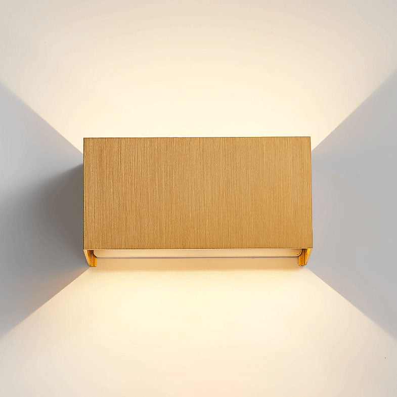 Nordic Minimalist Aluminum Square Flat Adjustable Beam LED Reading Wall Sconce Lamp Cuvalon