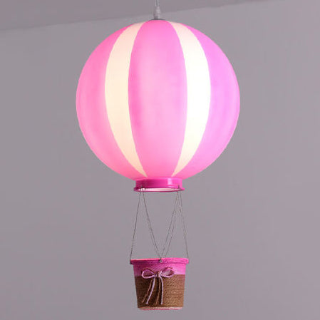 Scandinavian Modern Creative Hot Air Balloon Iron Acrylic 1-Light Pendant Light Cuvalon