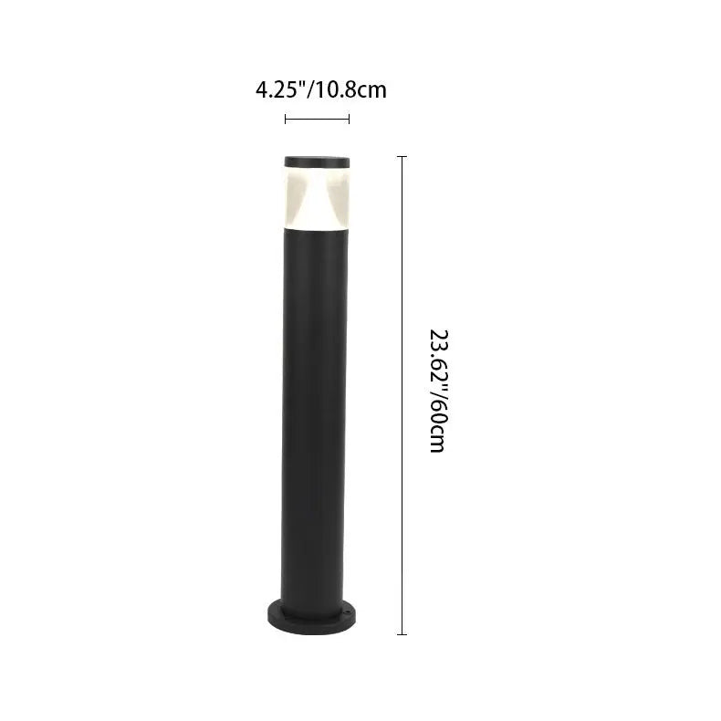 Contemporary Industrial Aluminum Column LED Waterproof Lawn Landscape Light For Garden Cuvalon