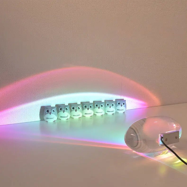 Creative Crystal Projection Angel Eye LED Table Lamp Cuvalon