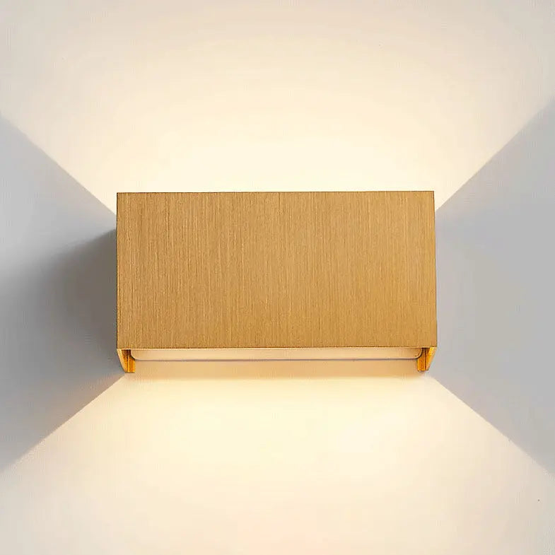 Nordic Minimalist Aluminum Square Flat Adjustable Beam LED Reading Wall Sconce Lamp Cuvalon