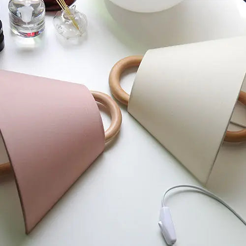 Modern Original Solid Wood Pleated Semi-Circle 1-Light Wall Sconce Lamp Cuvalon