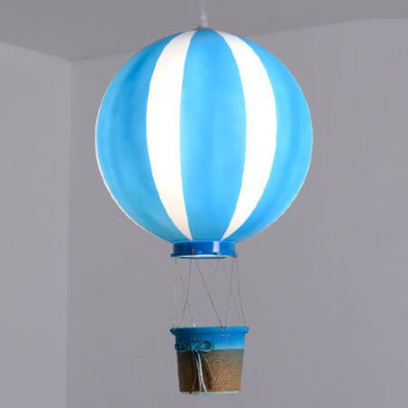 Scandinavian Modern Creative Hot Air Balloon Iron Acrylic 1-Light Pendant Light Cuvalon