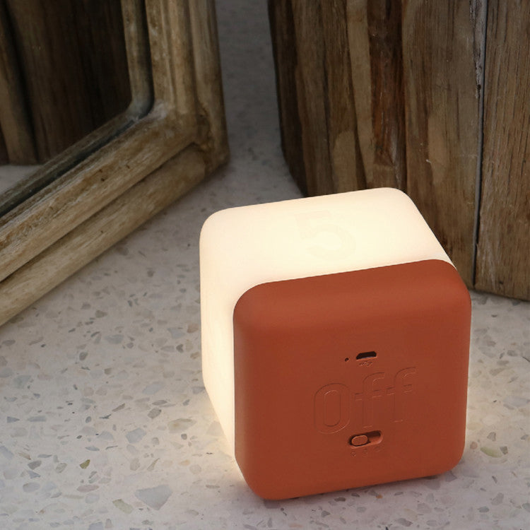 Modern Magic Cube Turn Timer Night Light USB Rechargeable LED Table Lamp Cuvalon
