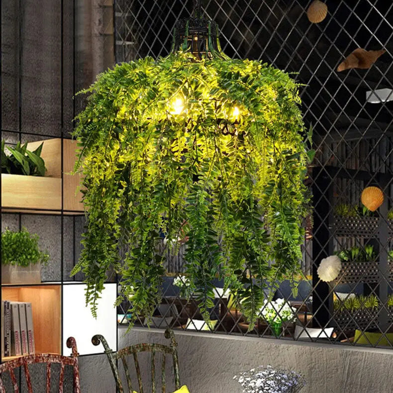 Creative Plant Vine Decorative 3-Light Chandelier Cuvalon