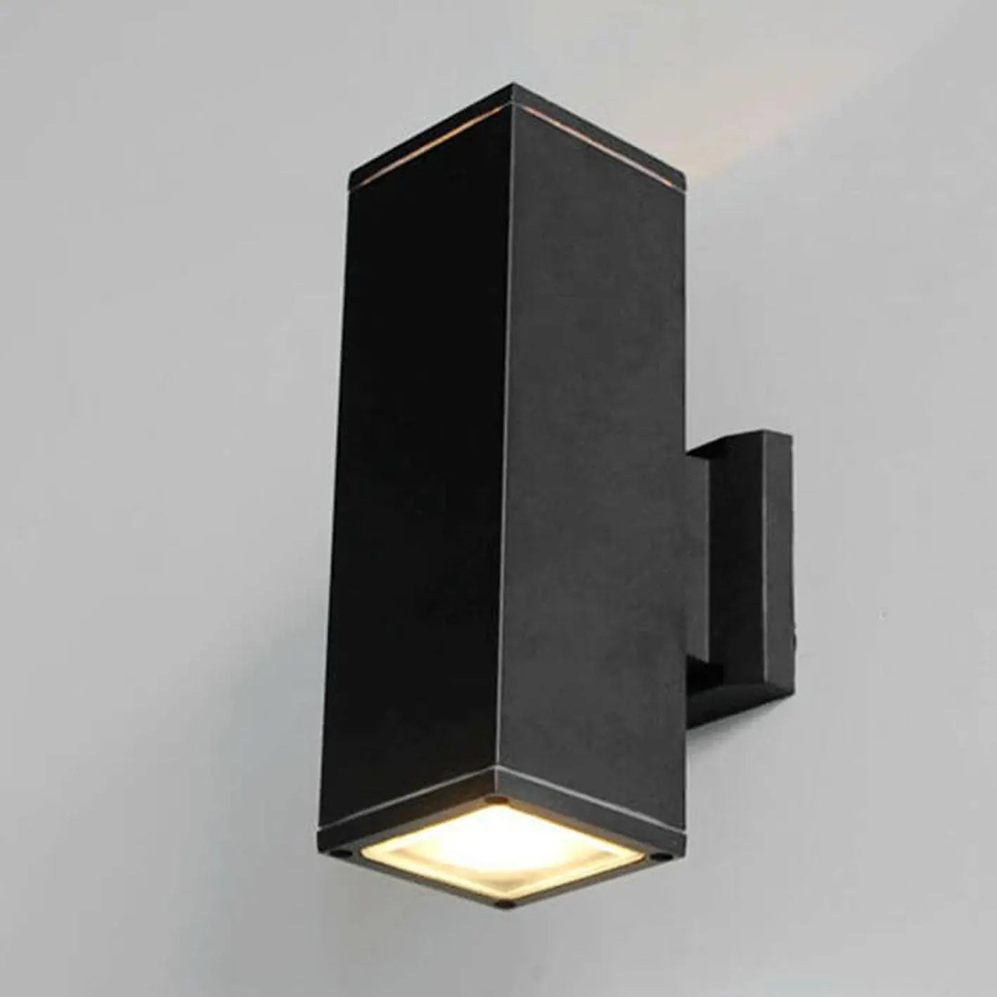 Modern Minimalist Square Column LED Luminous Outdoor Waterproof Wall Sconce Lamp Cuvalon
