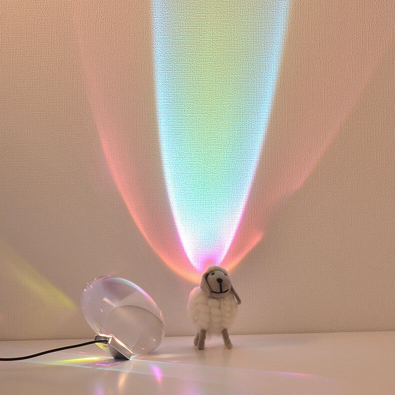 Creative Crystal Projection Angel Eye LED Table Lamp Cuvalon