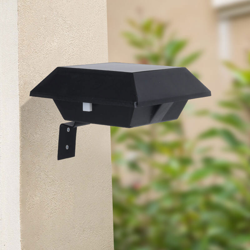Solar UFO Shape Design Fence Light LED Outdoor Wall Sconce Lamp Cuvalon