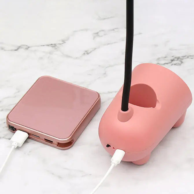 Cartoon Creative Rabbit LED Touch USB Pen Holder Desk Lamp Cuvalon