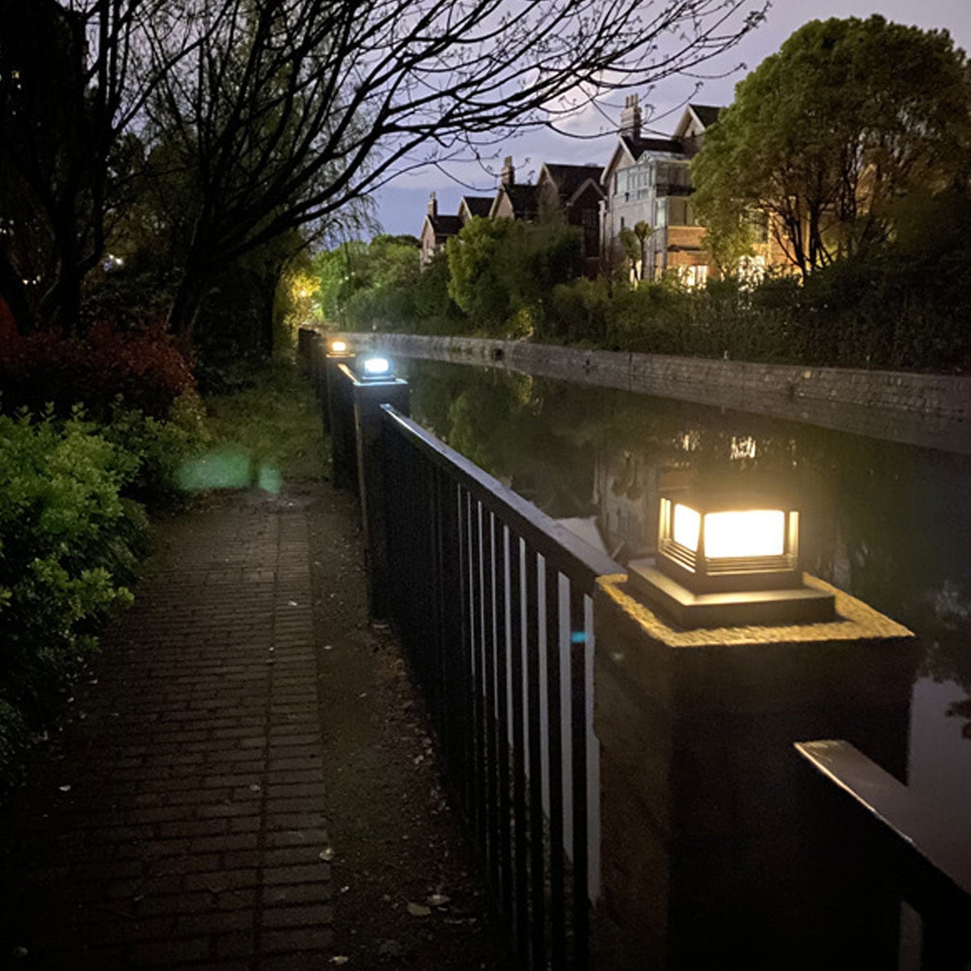 Outdoor Solar Pillar Head Light Square Pillar Head Light Garden Light Cuvalon