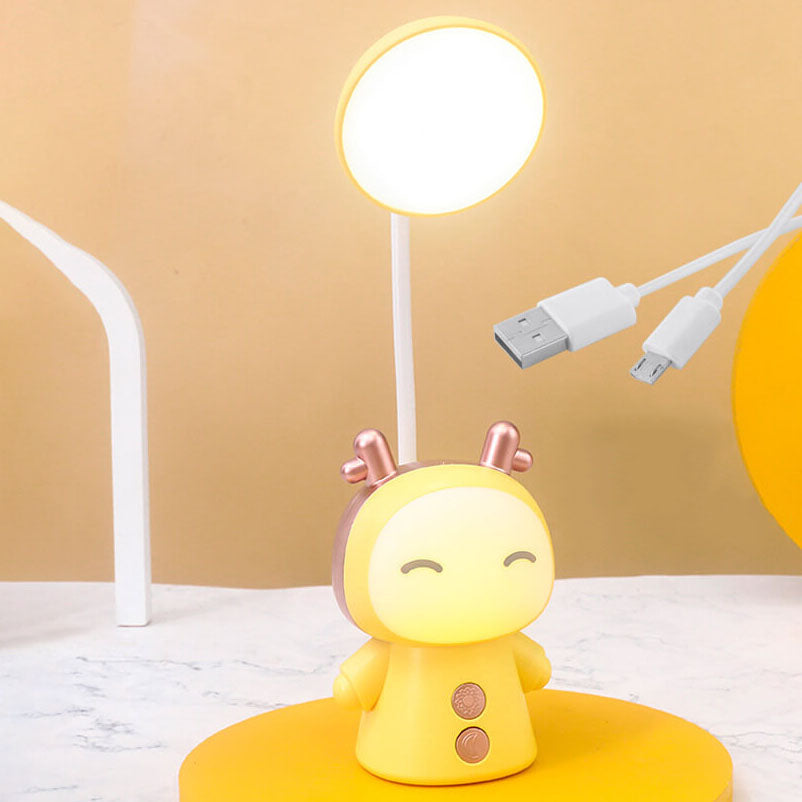 Cartoon Doll ABS Colorful Eye Care LED Kids Desk Lamp Cuvalon