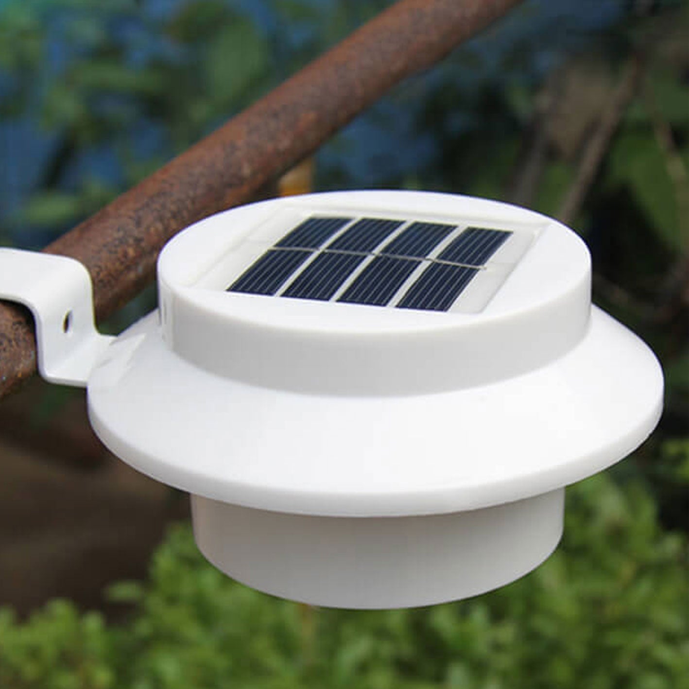 Solar Cylinder LED Outdoor Waterproof Fence Wall Sconce Lamp Cuvalon