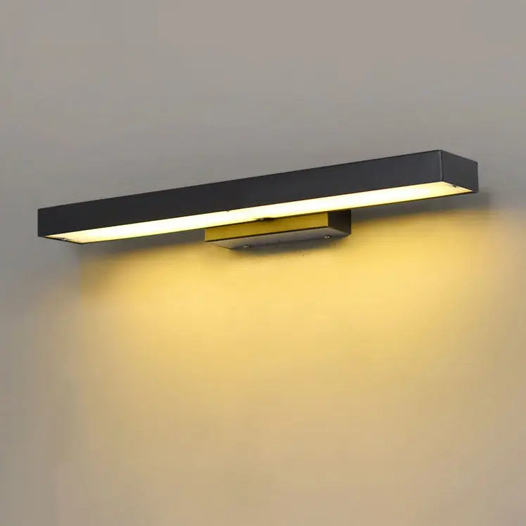 Modern Minimalist Rectangular Flat LED Sensor Outdoor Waterproof Wall Sconce Lamp Cuvalon