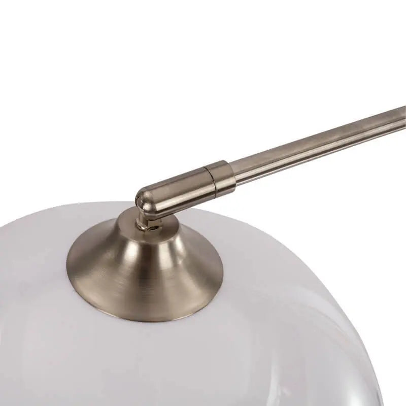 Modern Globe Acrylic Shade Fishing Rod 1-Light Standing Floor Lamp Cuvalon