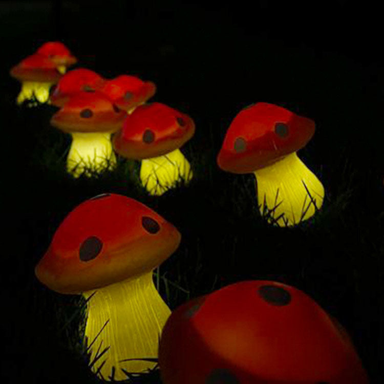 Modern Creative Mushroom Solar LED Outdoor Waterproof Garden Light String Cuvalon