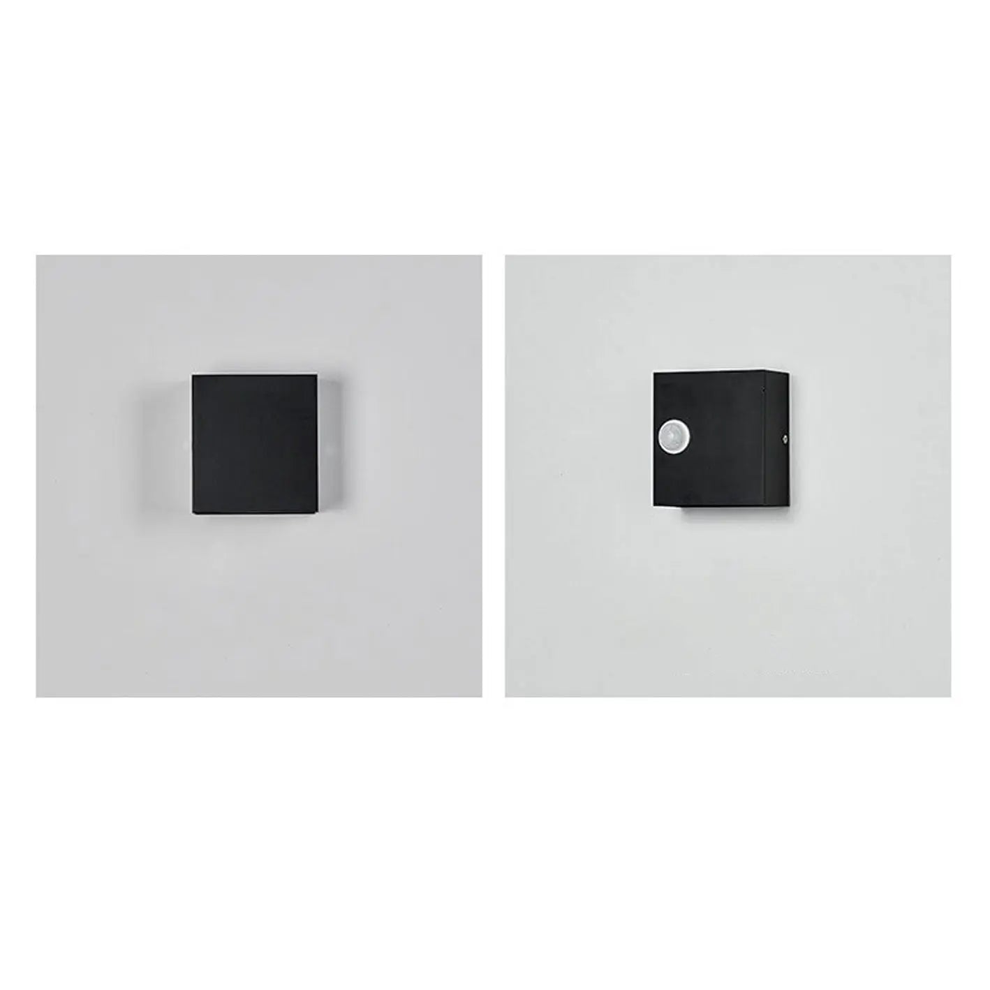 Modern Simple Square LED Body Sensor Wall Sconce Lamp Cuvalon