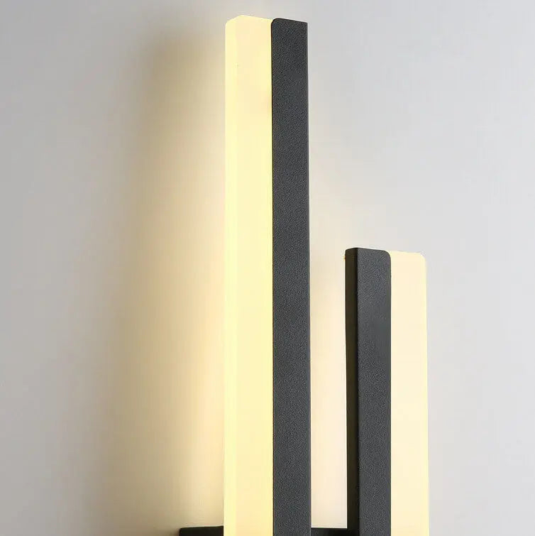 Modern Minimalist Lines Iron Acrylic LED Wall Sconce Lamp Cuvalon
