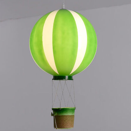 Scandinavian Modern Creative Hot Air Balloon Iron Acrylic 1-Light Pendant Light Cuvalon