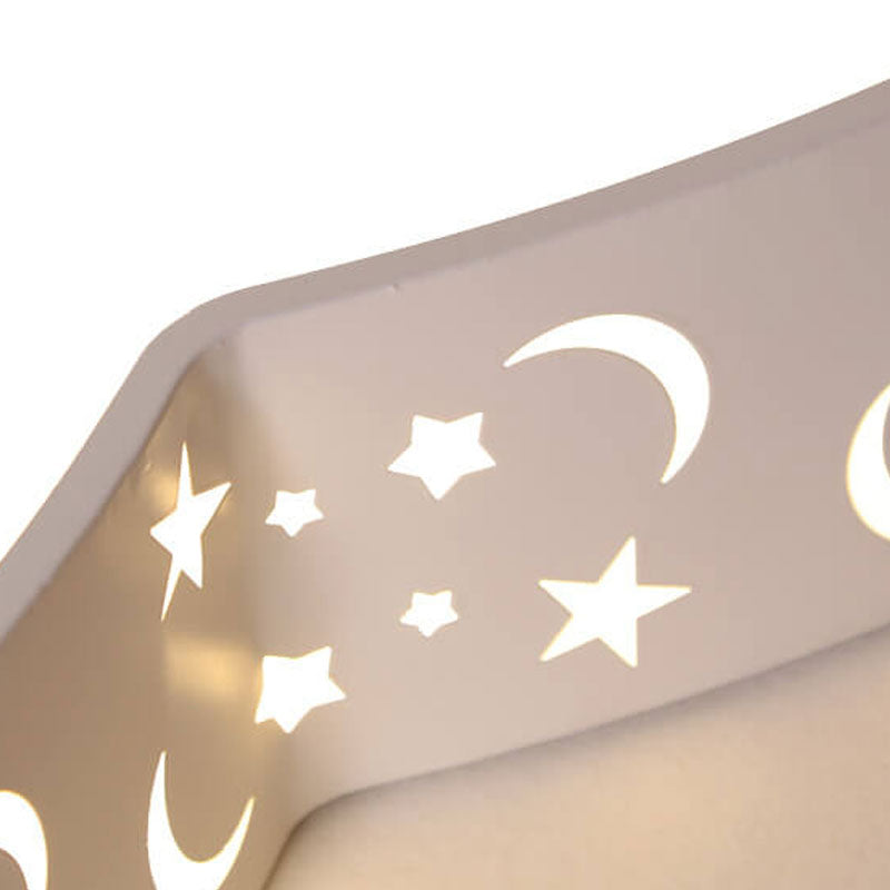 Cartoon Creative Star Shape LED Flush Mount Ceiling Light Cuvalon