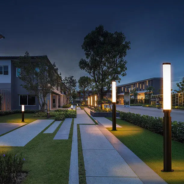Modern Acrylic Waterproof Creative Lipstick Design LED Outdoor Lawn Floor Lamp Cuvalon
