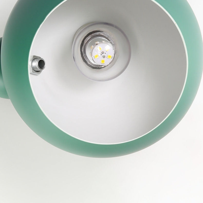 Nordic Cartoon Bear Dome 1-Light Kids Wall Sconce Lamp Cuvalon