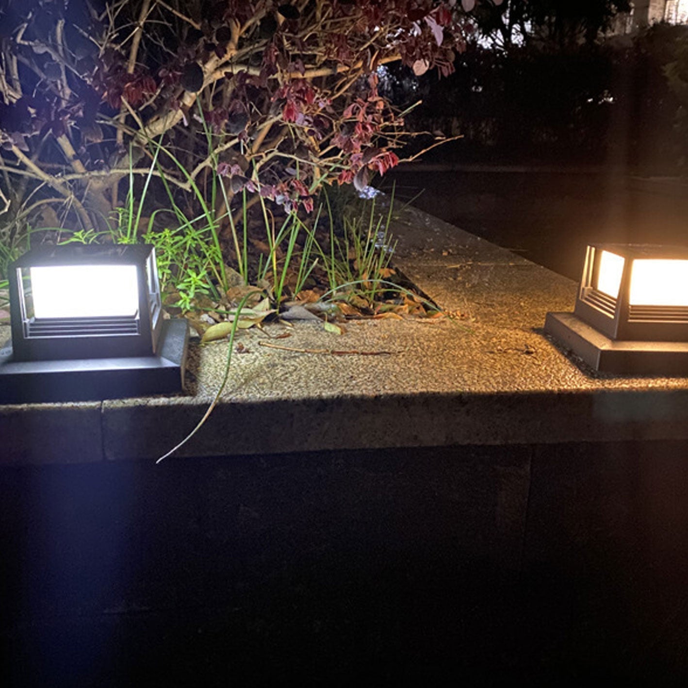 Outdoor Solar Pillar Head Light Square Pillar Head Light Garden Light Cuvalon