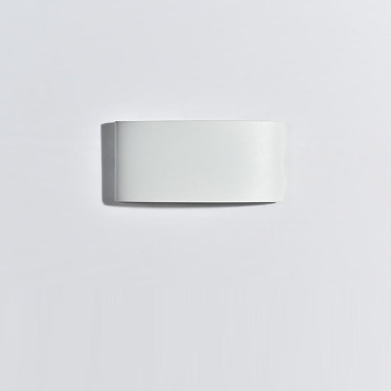 Modern Minimalist Waterproof Cylinder Rectangular Aluminium Iron Acrylic LED Wall Sconce Lamp For Outdoor Patio Cuvalon