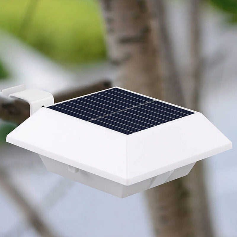 Solar UFO Shape Design Fence Light LED Outdoor Wall Sconce Lamp Cuvalon