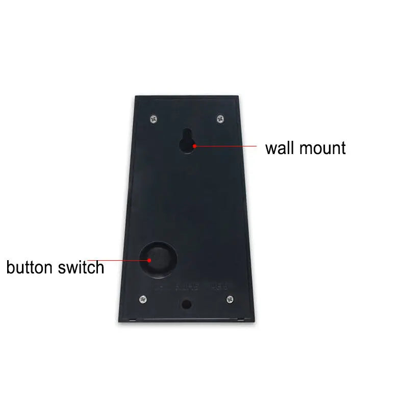 Solar Simple Trapezoid Outdoor RGB Patio LED Wall Sconce Lamp Cuvalon