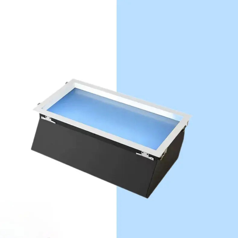 Modern Minimalist Smart Blue Sky Metal LED Flush Mount Ceiling Light for Living Room Cuvalon