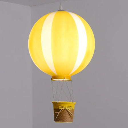 Scandinavian Modern Creative Hot Air Balloon Iron Acrylic 1-Light Pendant Light Cuvalon