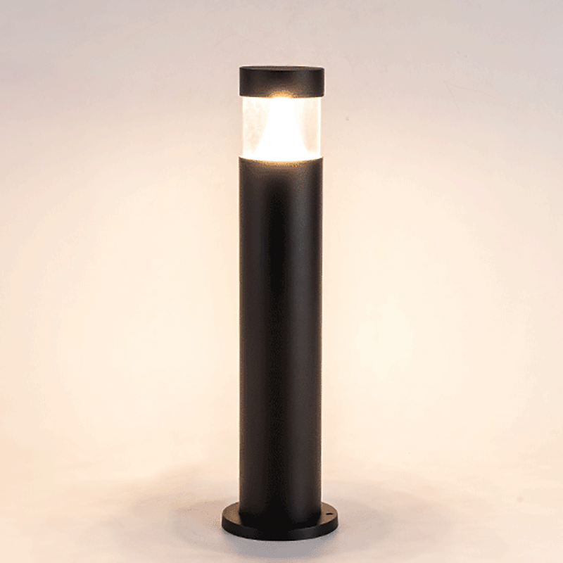 Contemporary Industrial Aluminum Column LED Waterproof Lawn Landscape Light For Garden Cuvalon