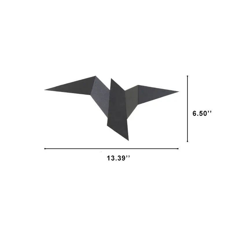 Modern Creative Flying Bird Metal 1-Light LED Wall Sconce Lamps Cuvalon