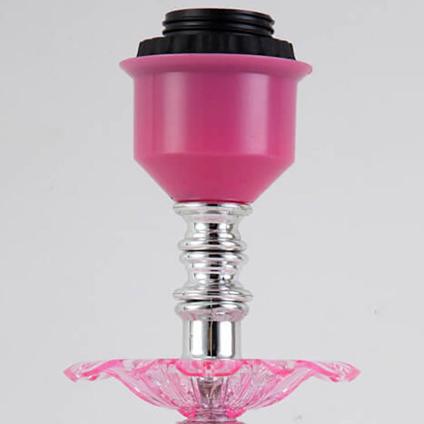 European Style Wedding Fabric Glass 1-Light Table Lamp Cuvalon