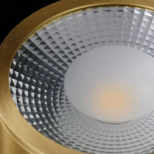 Nordic Light Luxury All Copper Ultra-thin LED Flush Mount Light Cuvalon