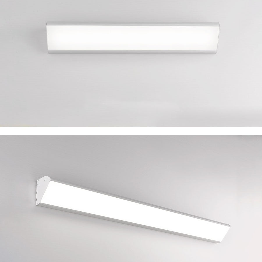 Contemporary Industrial Rectangular Aluminum PC Waterproof LED Wall Sconce Lamp For Outdoor Patio Cuvalon