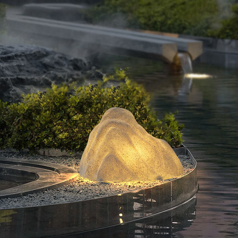 Modern Stone Rockery Outdoor Waterproof LED Garden Landscape Light Cuvalon