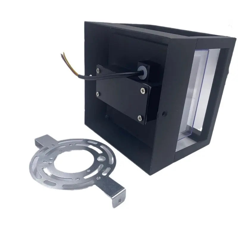 Modern Minimalist Waterproof Square Aluminum Acrylic LED Outdoor Wall Sconce Lamp For Garden Cuvalon
