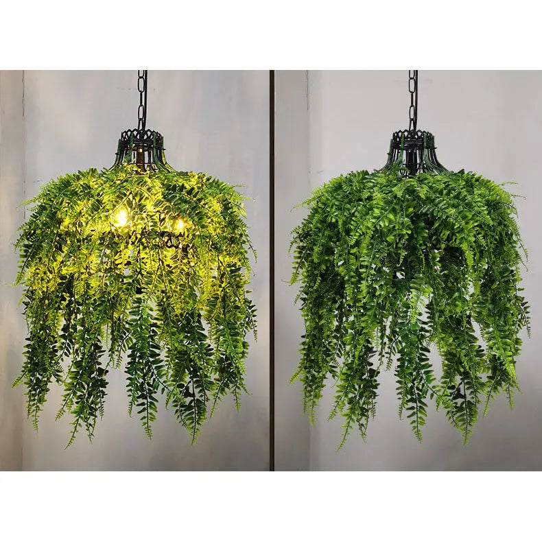 Creative Plant Vine Decorative 3-Light Chandelier Cuvalon