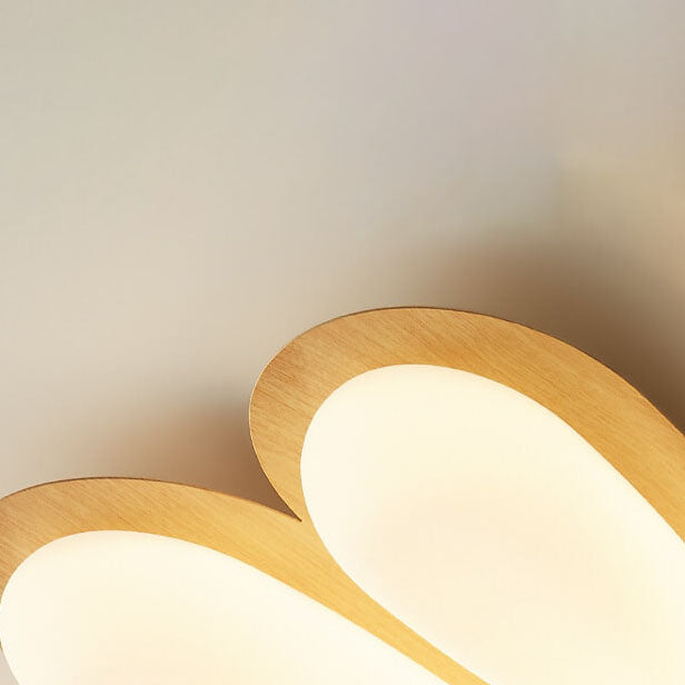 Modern Funny Bunny Kids Iron Acrylic LED Flush Mount Light Cuvalon
